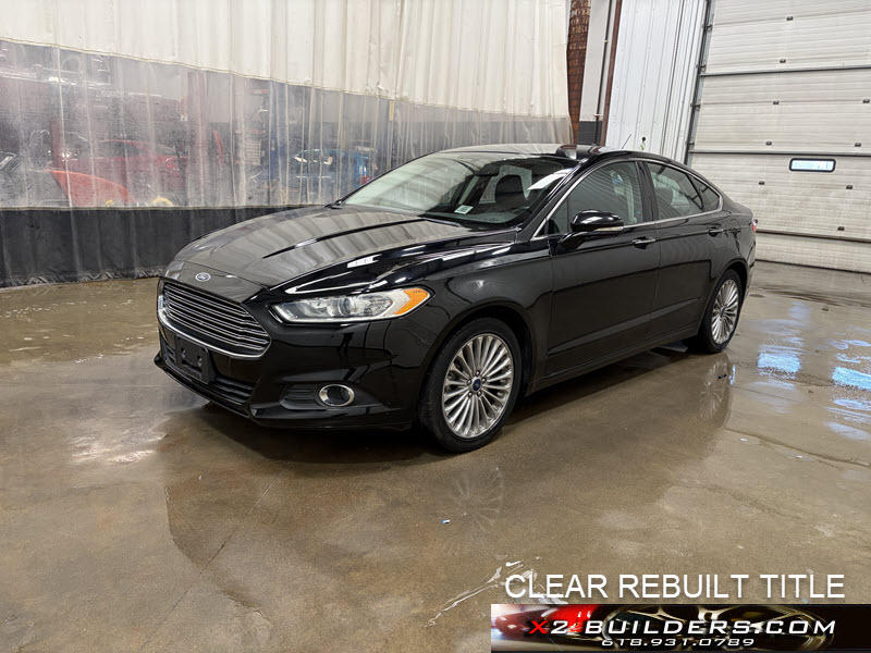 2016 Ford Fusion Titanium WAITING ON REBUILT TITLE